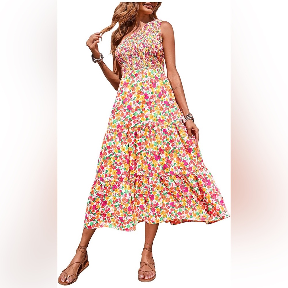 Sundress floral print multicolor